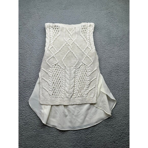 Anthropologie Moth sleeveless cable knit sweater size small - Picture 6 of 6